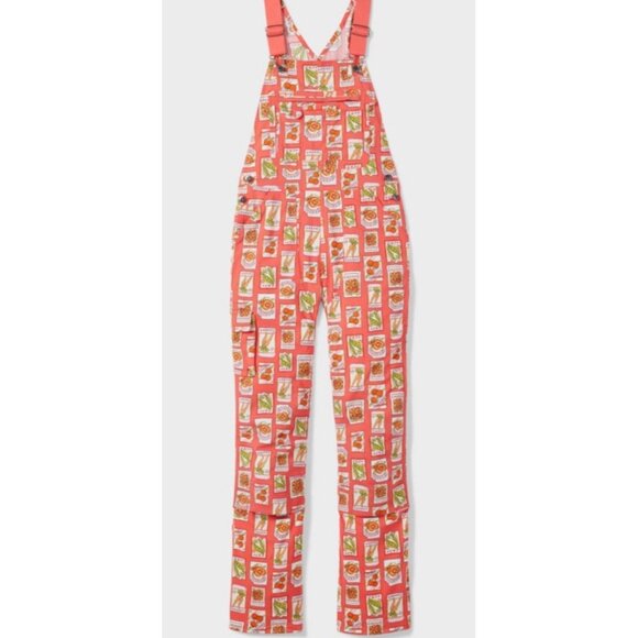 Duluth Trading Heirloom Gardening Bib Overalls Womens Small Cargo Seed Pockets - Picture 2 of 16